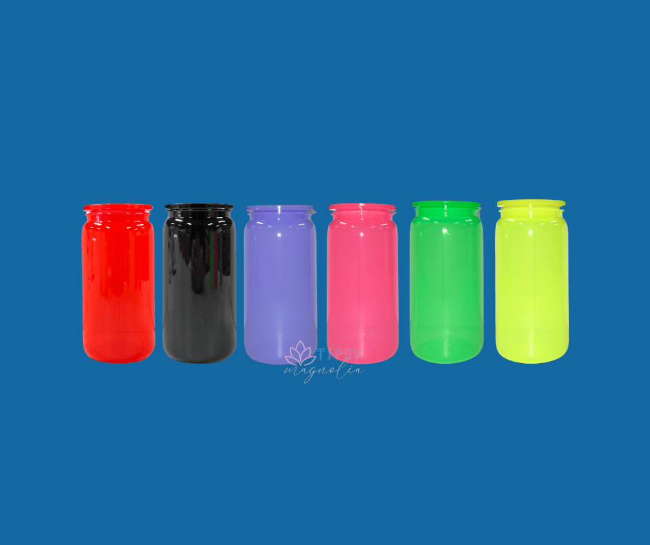 16oz Neon Can Acrylic Bundle - Tipsy Magnolia