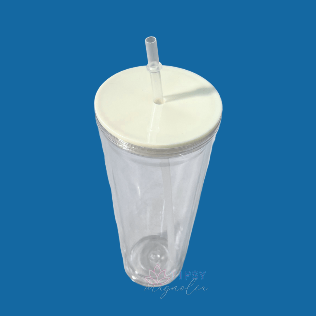 24oz Acrylic Lids - Tipsy Magnolia