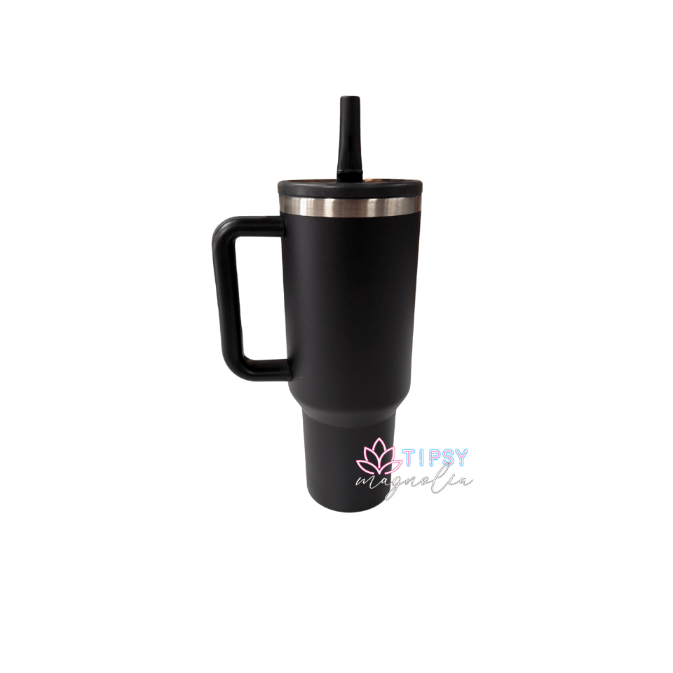 40oz Big Betty 2.0 Tipsy Flip - Powder Coat - Tipsy Magnolia
