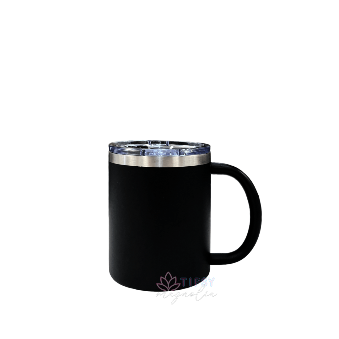 12oz Morning Mug - Powder Coat - Tipsy Magnolia