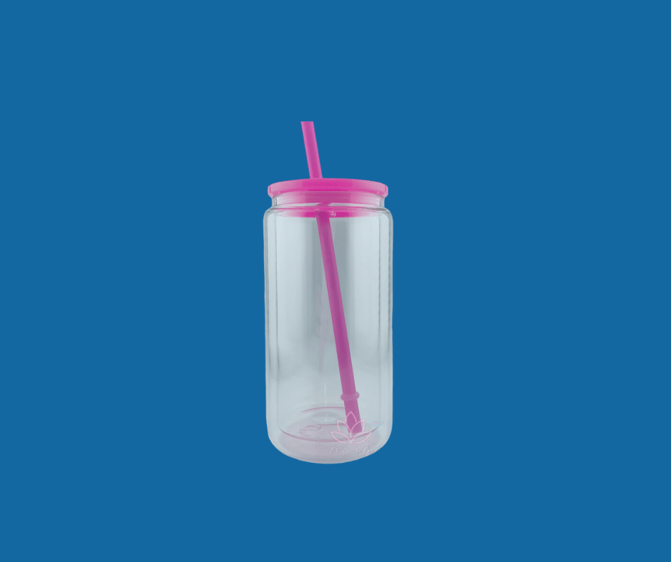 16oz Acrylic Cans - Tipsy Magnolia