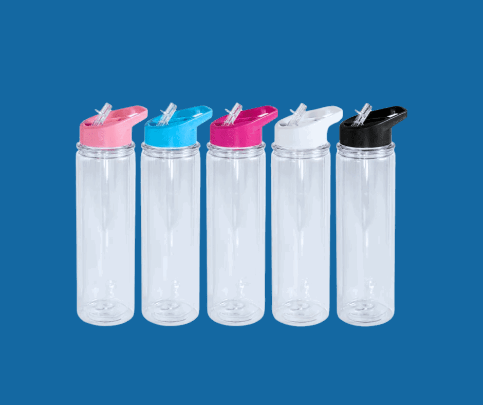 17oz Acrylic Glitter Globe w/ Handle - Tipsy Magnolia