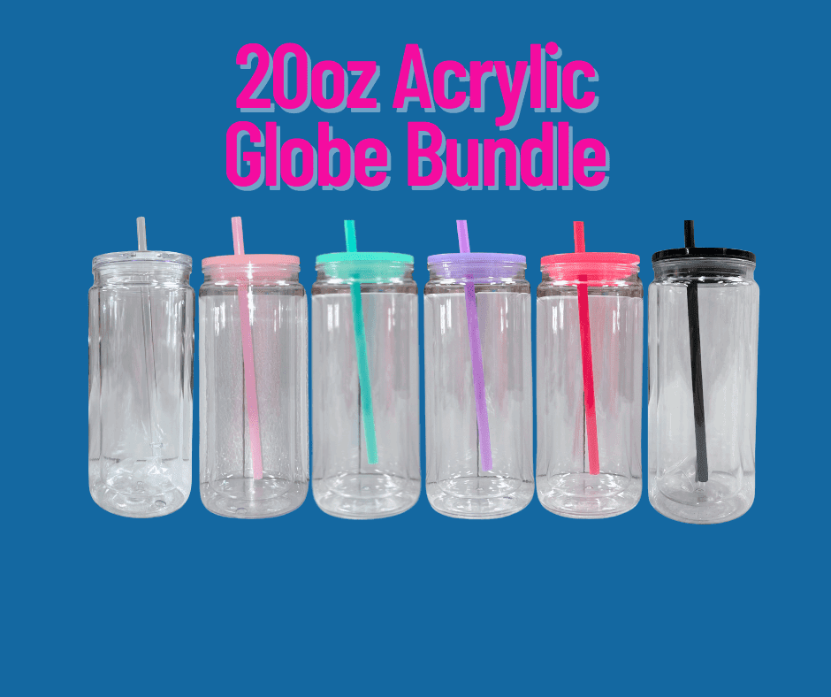 20oz Acrylic Snow Globe Bundle - Tipsy Magnolia