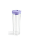 20oz Acrylic Snow Globe Cup - Colored Flip Straw lid - Tipsy Magnolia