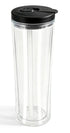 20oz Acrylic Snow Globe Cup - Colored Flip Straw lid - Tipsy Magnolia