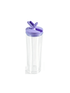 20oz Acrylic Snow Globe Cup - Colored Flip Straw lid - Tipsy Magnolia