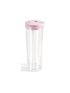 20oz Acrylic Snow Globe Cup - Colored Flip Straw lid - Tipsy Magnolia