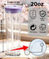 20oz Acrylic Snow Globe Cup - Colored Flip Straw lid - Tipsy Magnolia