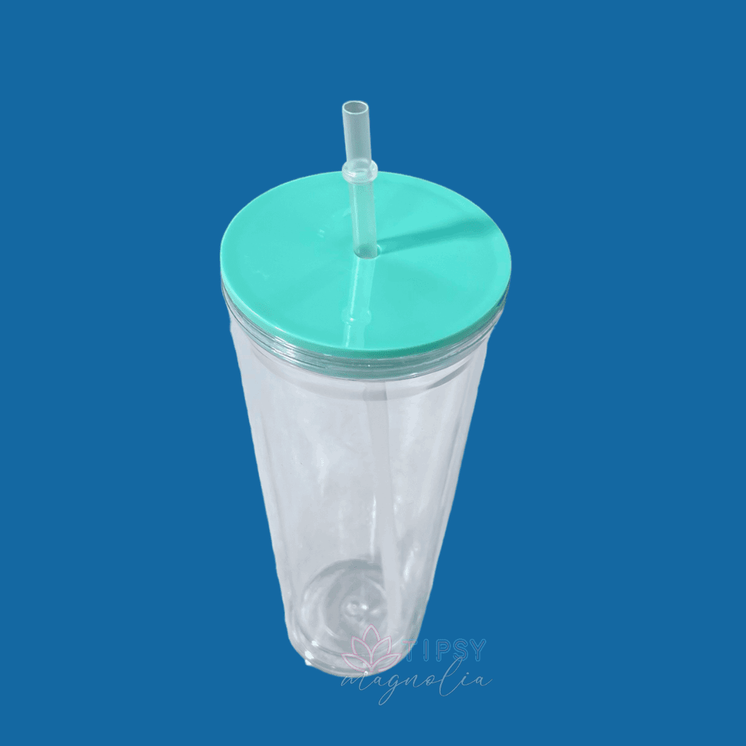 24oz Acrylic Lids - Tipsy Magnolia