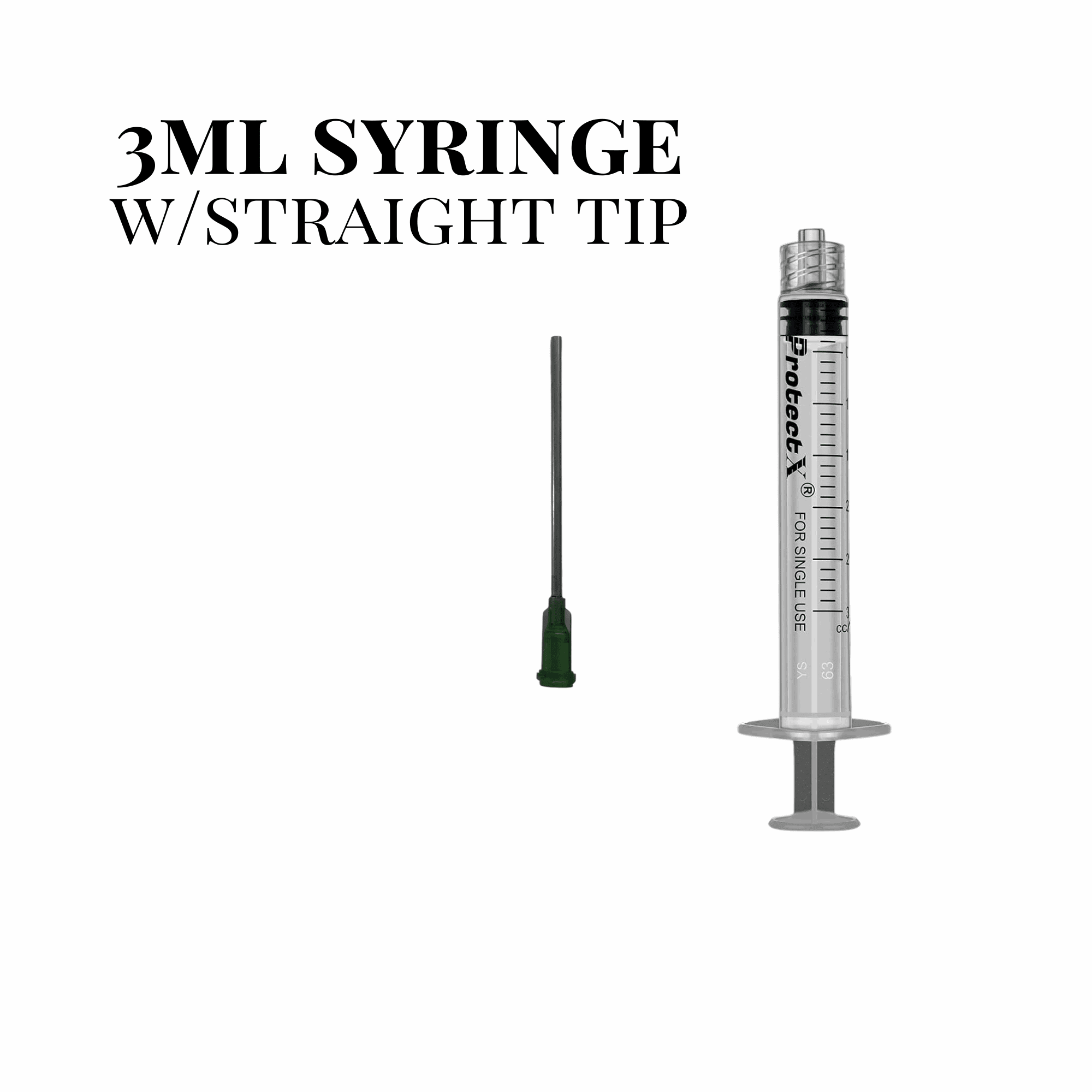3ML DISPENSING SYRINGE WITH 2IN BLUNT TIP - Tipsy Magnolia