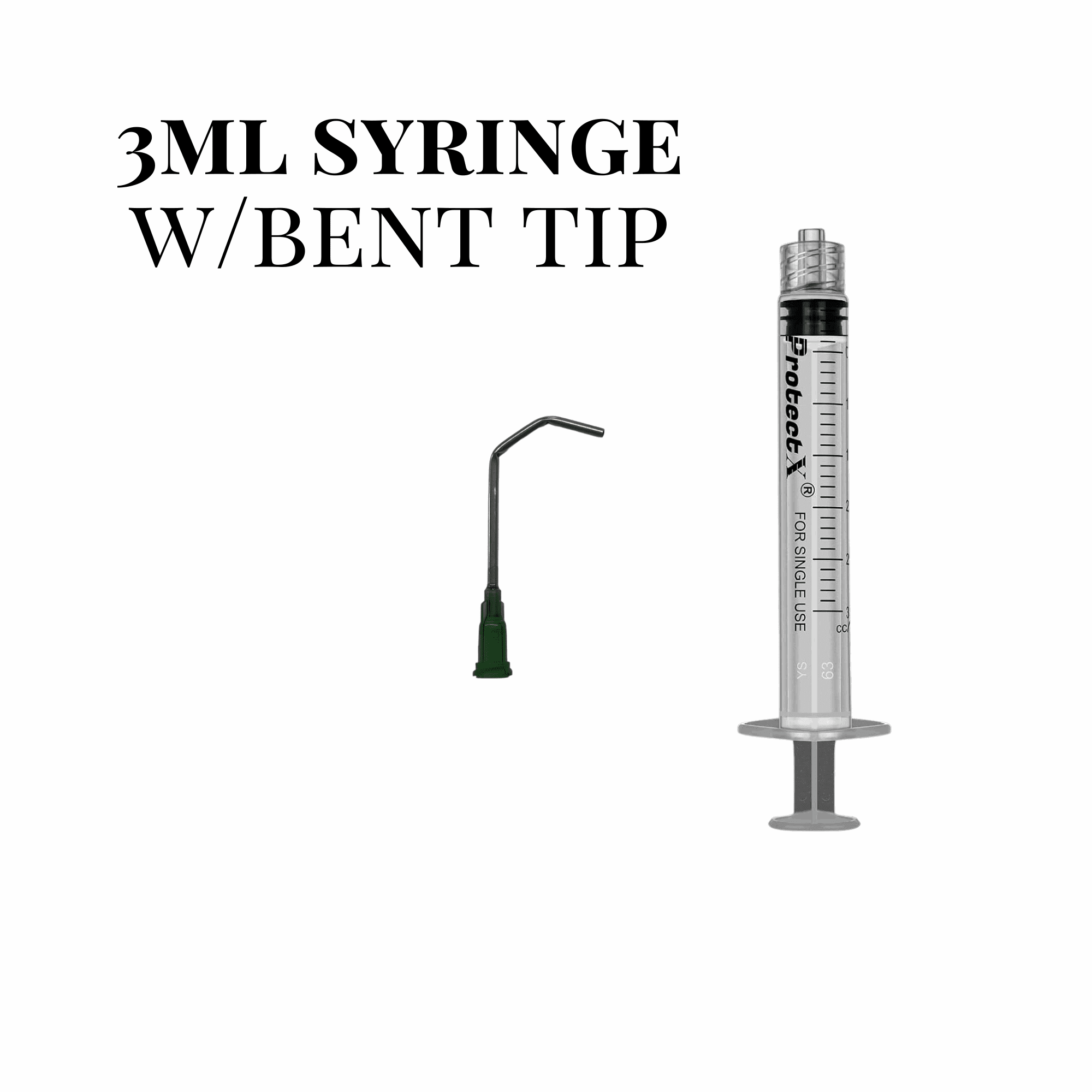3ML DISPENSING SYRINGE WITH 2IN BLUNT TIP - Tipsy Magnolia