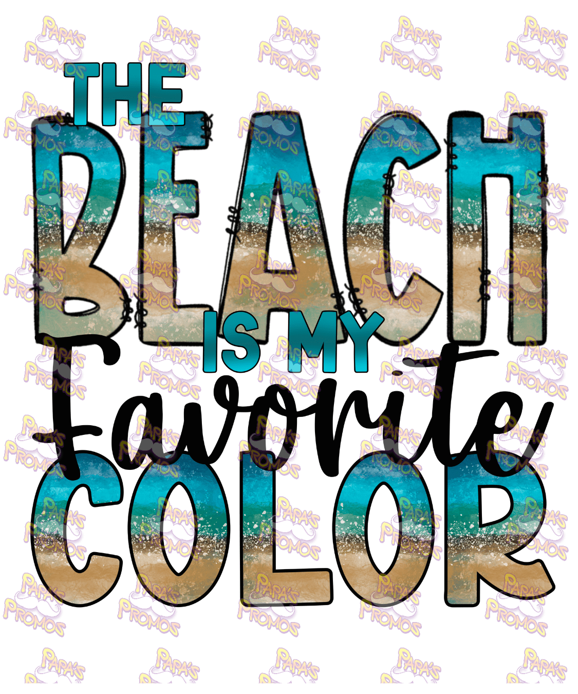 Beach Is My Favorite Color Damn Good Decal - Tipsy Magnolia