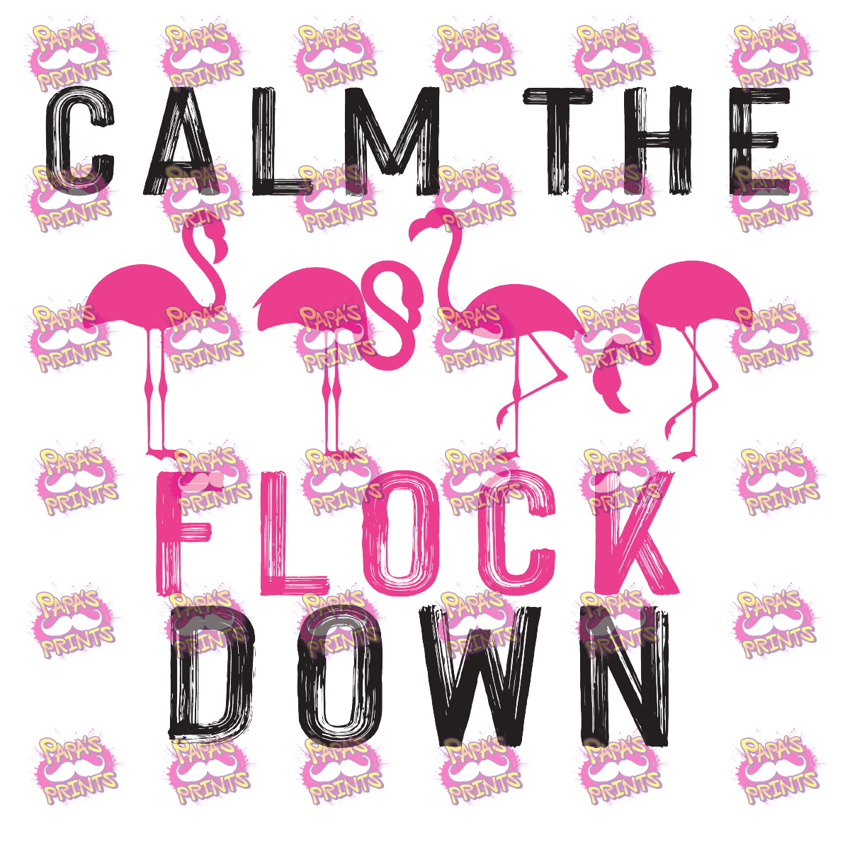 Calm The Flock Down Damn Good Decal - Tipsy Magnolia