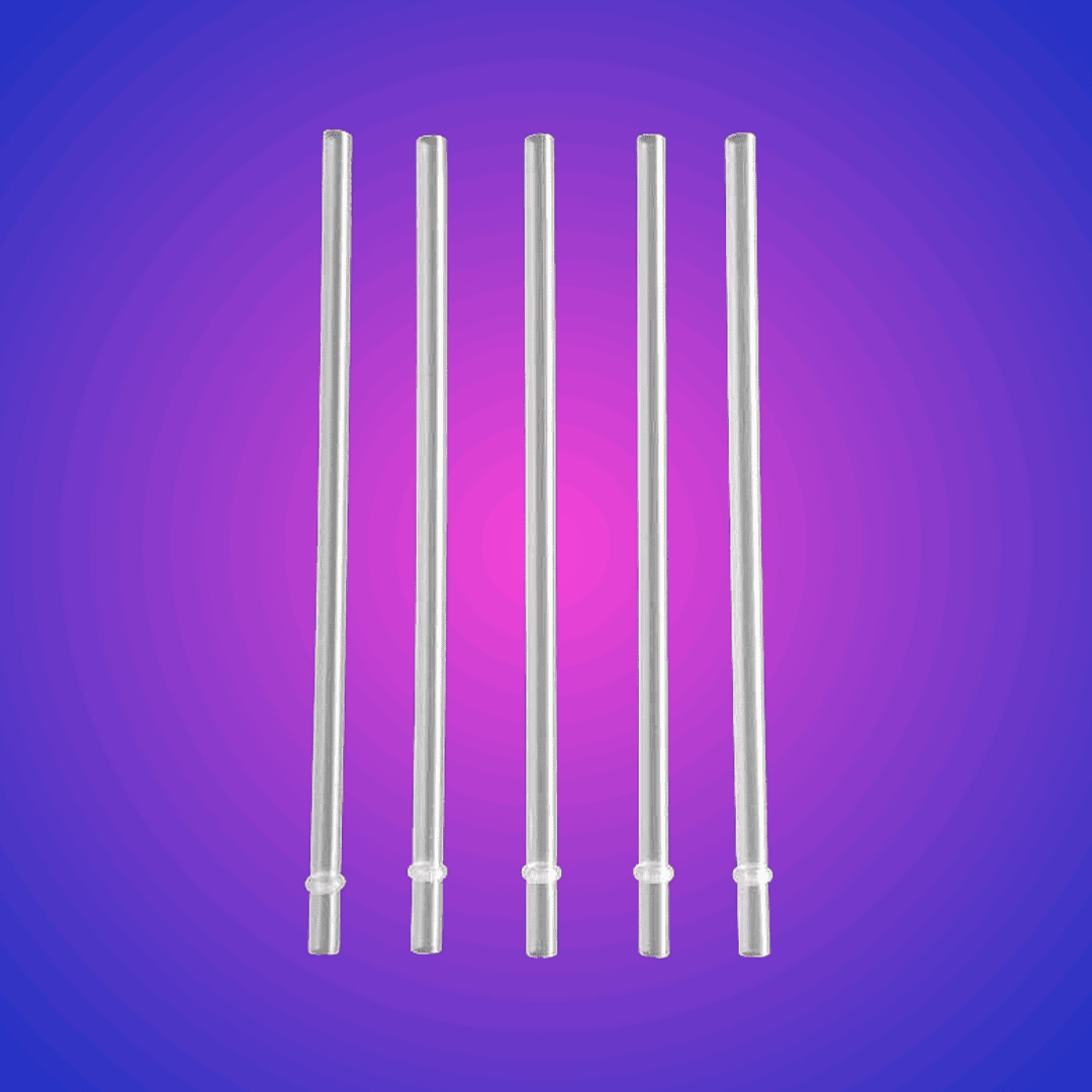 Clear Straws - 5 - Pack - Tipsy Magnolia