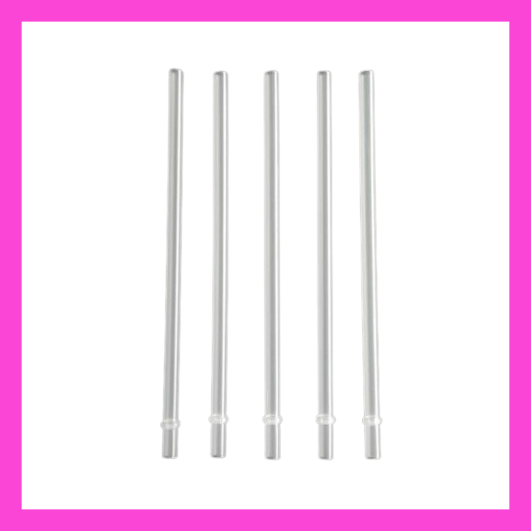 Clear Straws - 5-Pack - Tipsy Magnolia