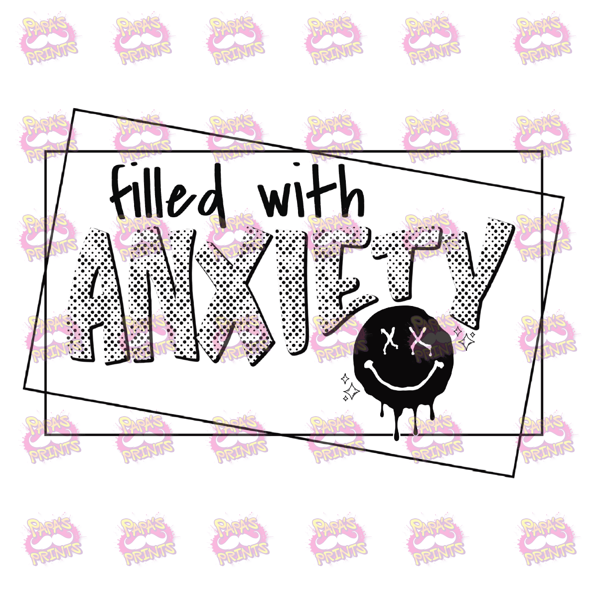 Filled With Anxiety Damn Good Decal - Tipsy Magnolia