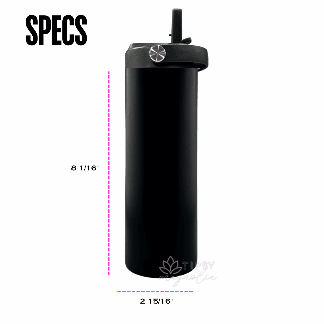 Prepped Black 24oz Hydrofit - Tipsy Magnolia