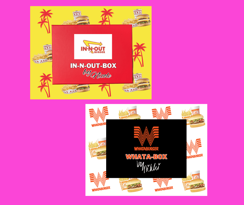 Whataburger vs In - N - Out Box - $64.99 price will reflect in checkout! - Tipsy Magnolia