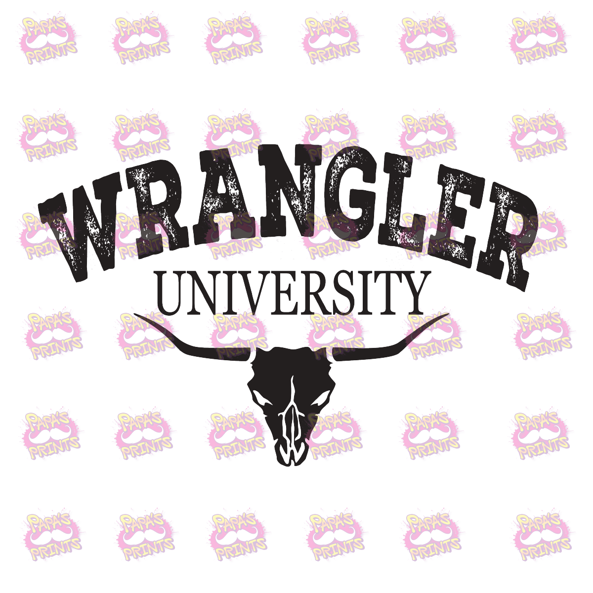 Wrangler University Damn Good Decal - Tipsy Magnolia